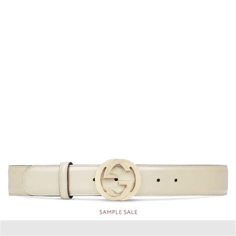 cinta gucci bianca|cinture Gucci donna firmate.